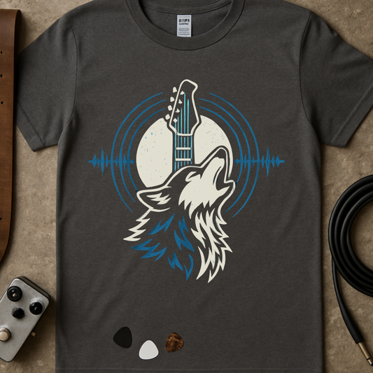 Wolf Moon Headstock T-Shirt
