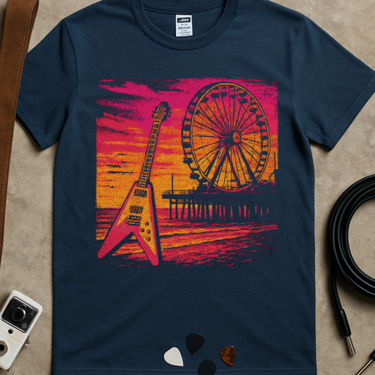 Santa Monica Flying V T-Shirt