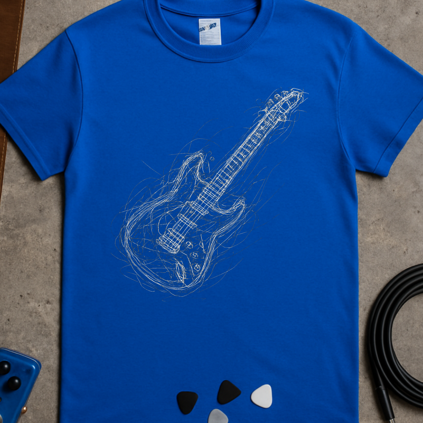 Scribble Electric Guitar T-Shirt