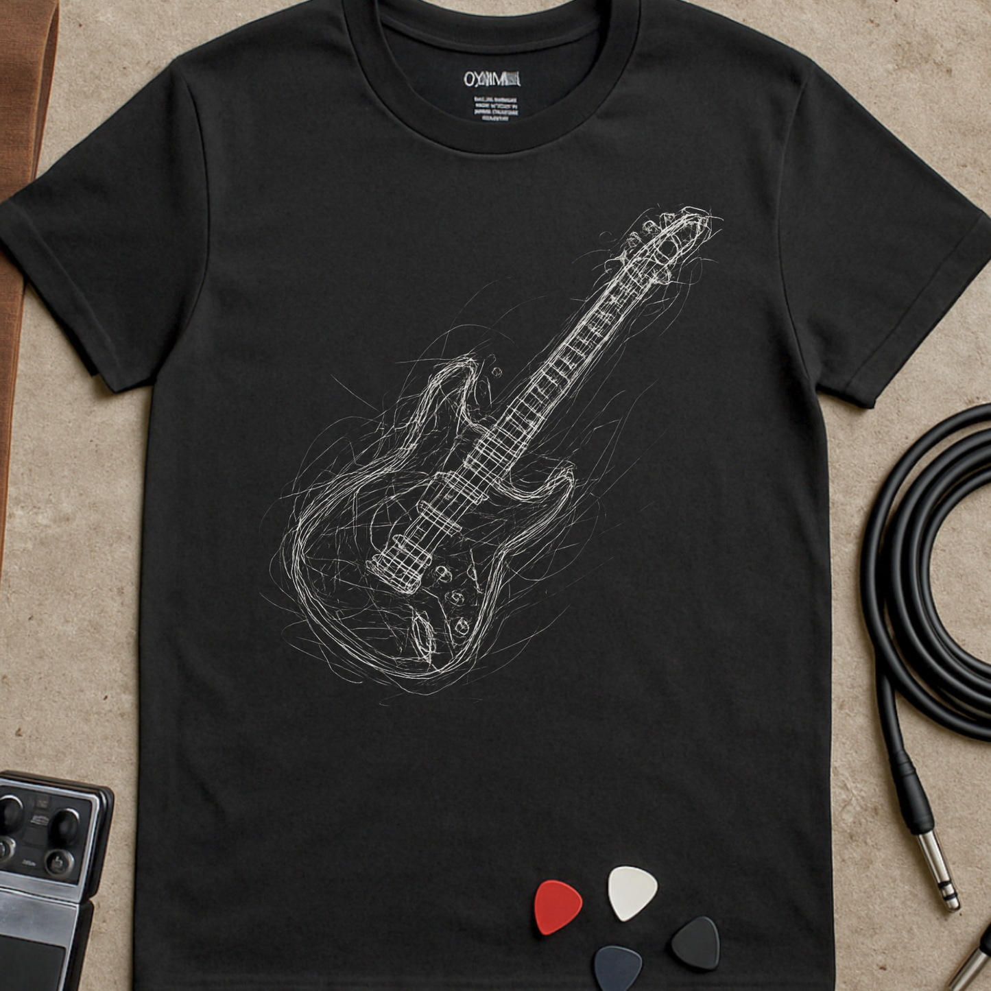 Scribble Electric Guitar T-Shirt