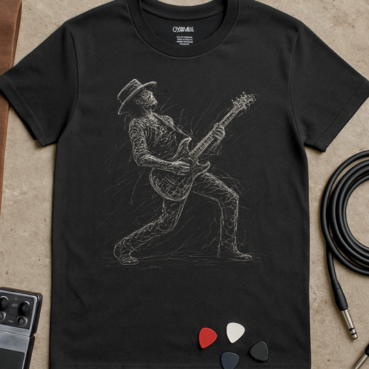 Scribble Guitarist T-Shirt