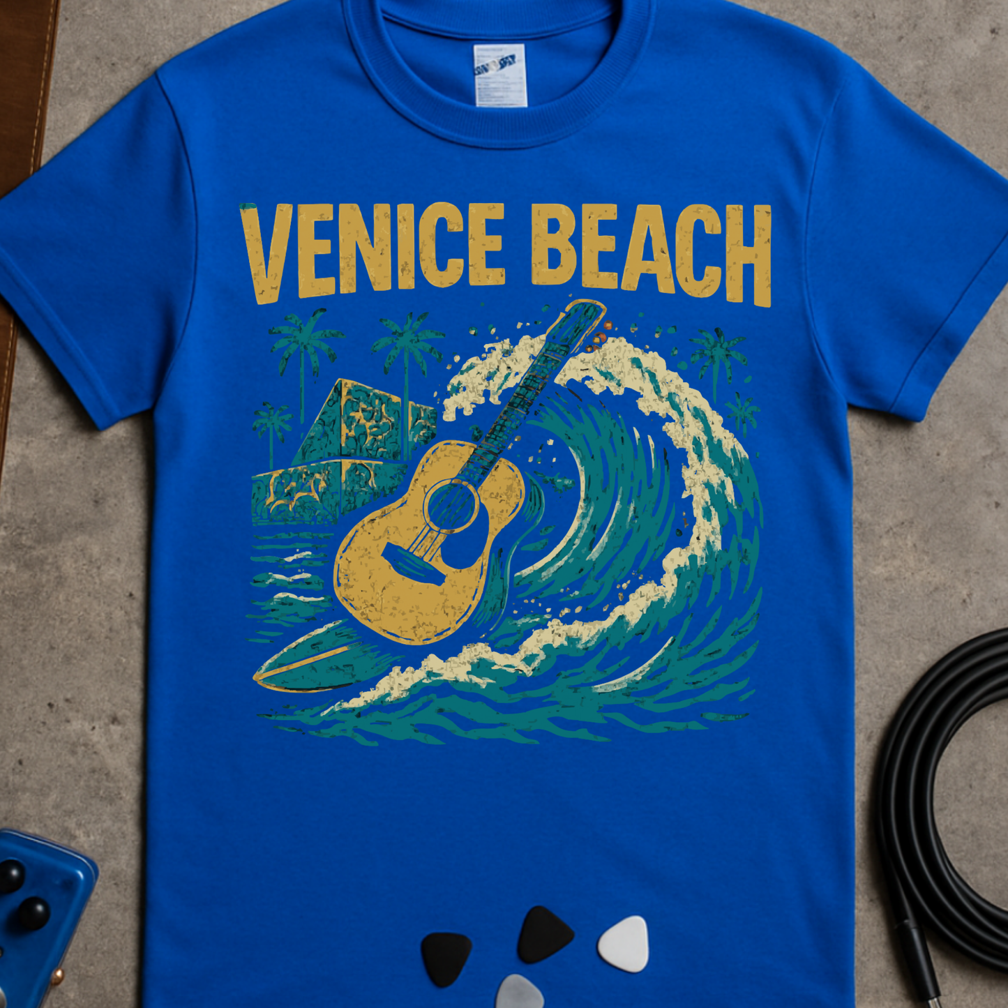 Surfing Guitar T-Shirt