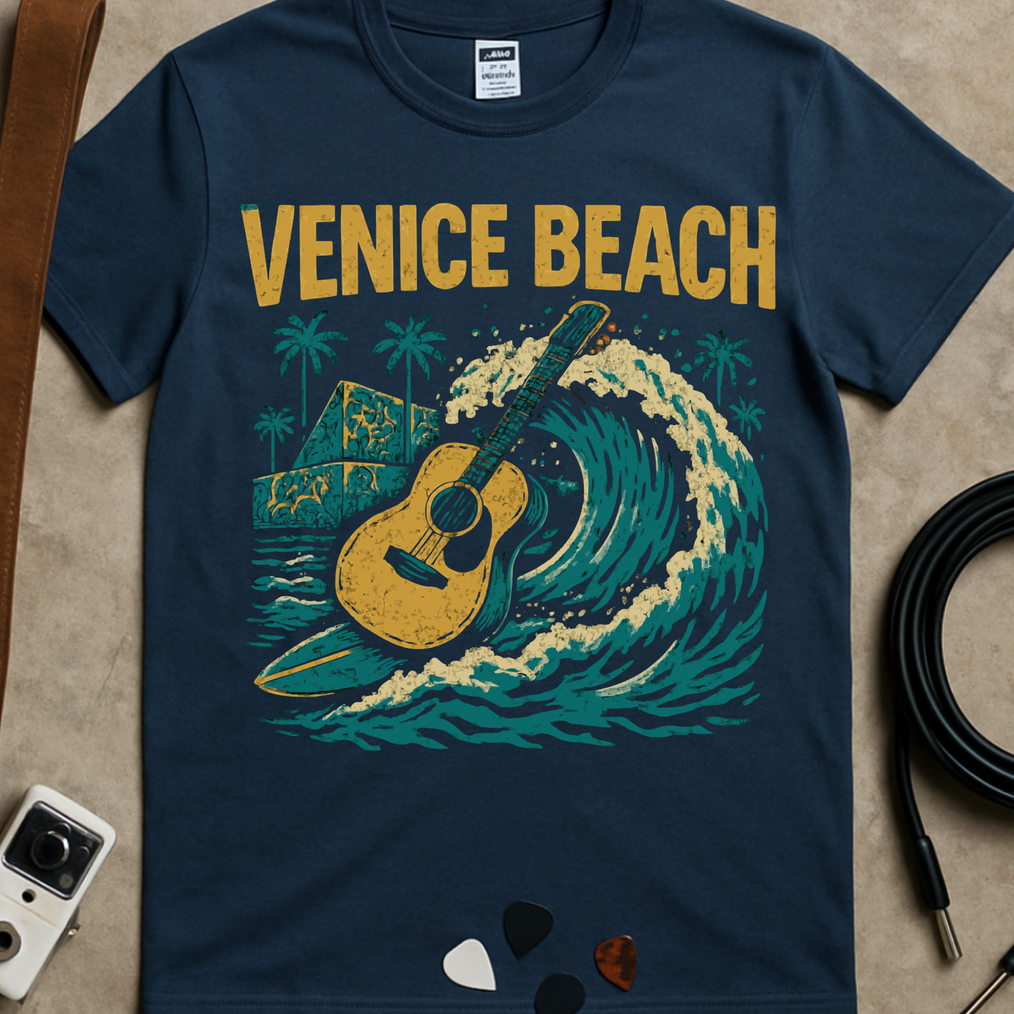 Surfing Guitar T-Shirt