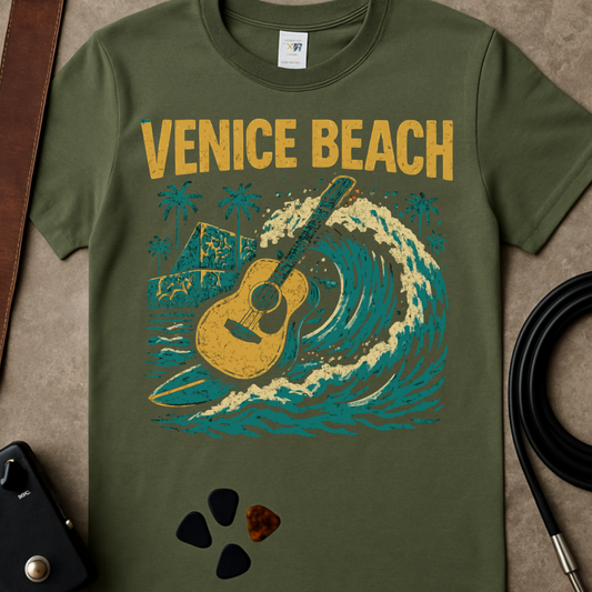 Surfing Guitar T-Shirt