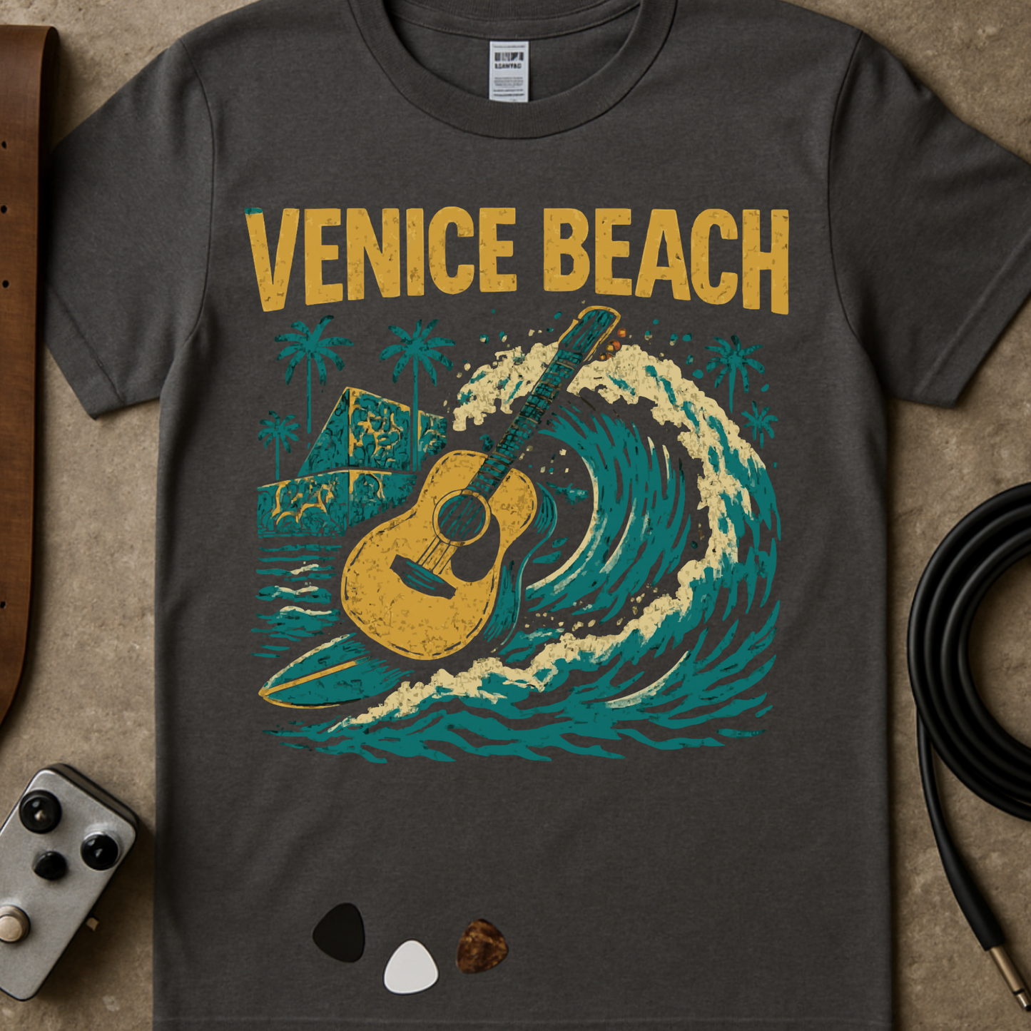 Surfing Guitar T-Shirt