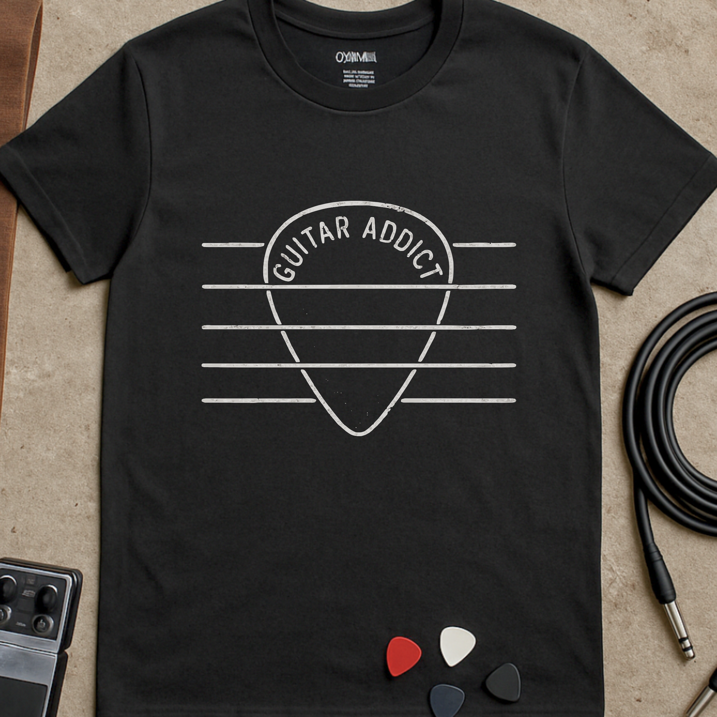 Guitar Addict Pick T-Shirt