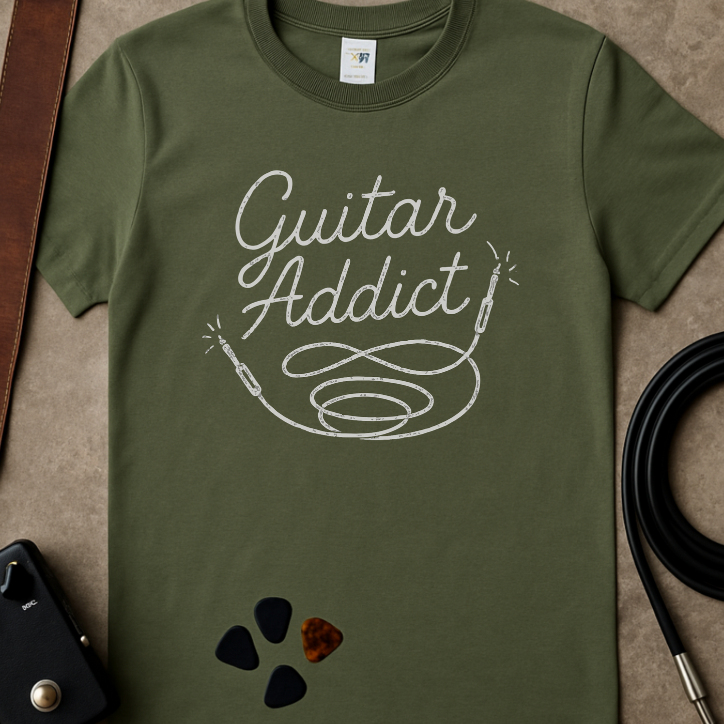 Guitar Addict Cable T-Shirt