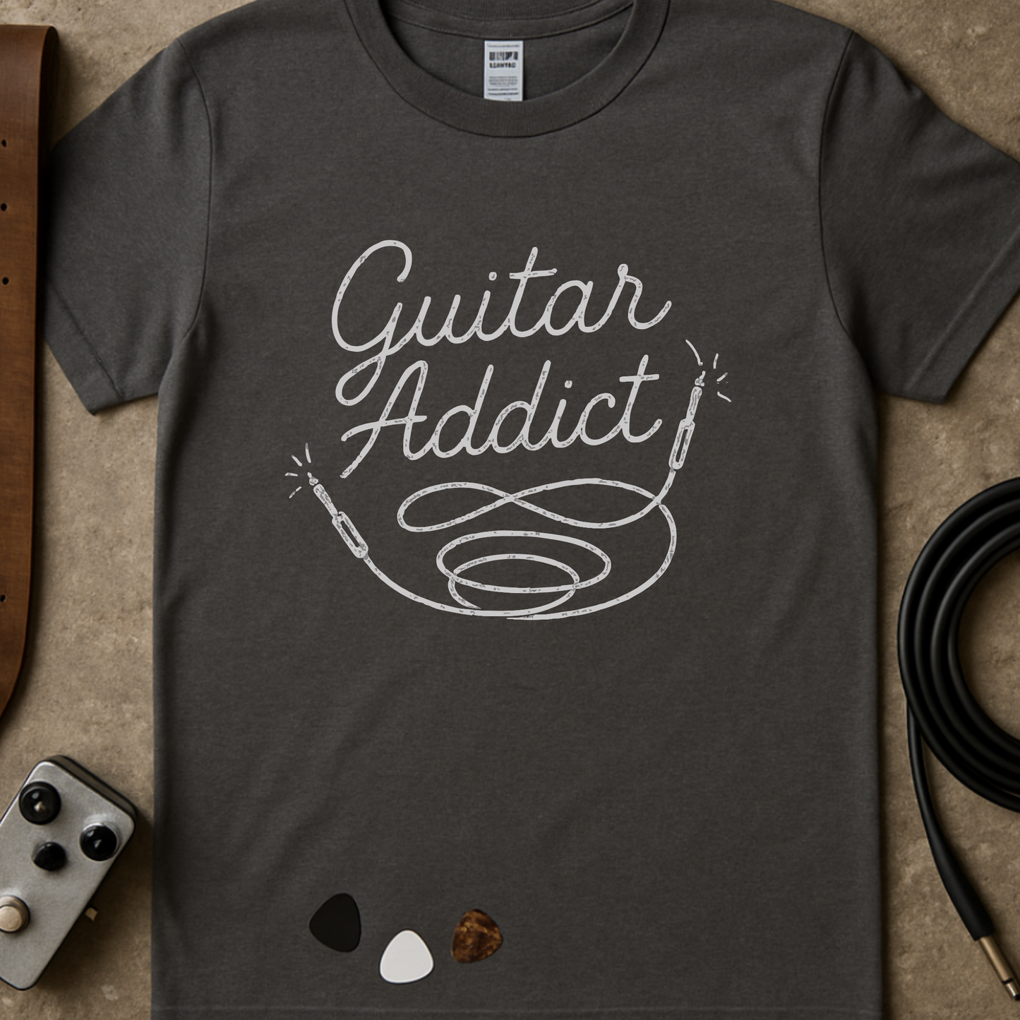 Guitar Addict Cable T-Shirt