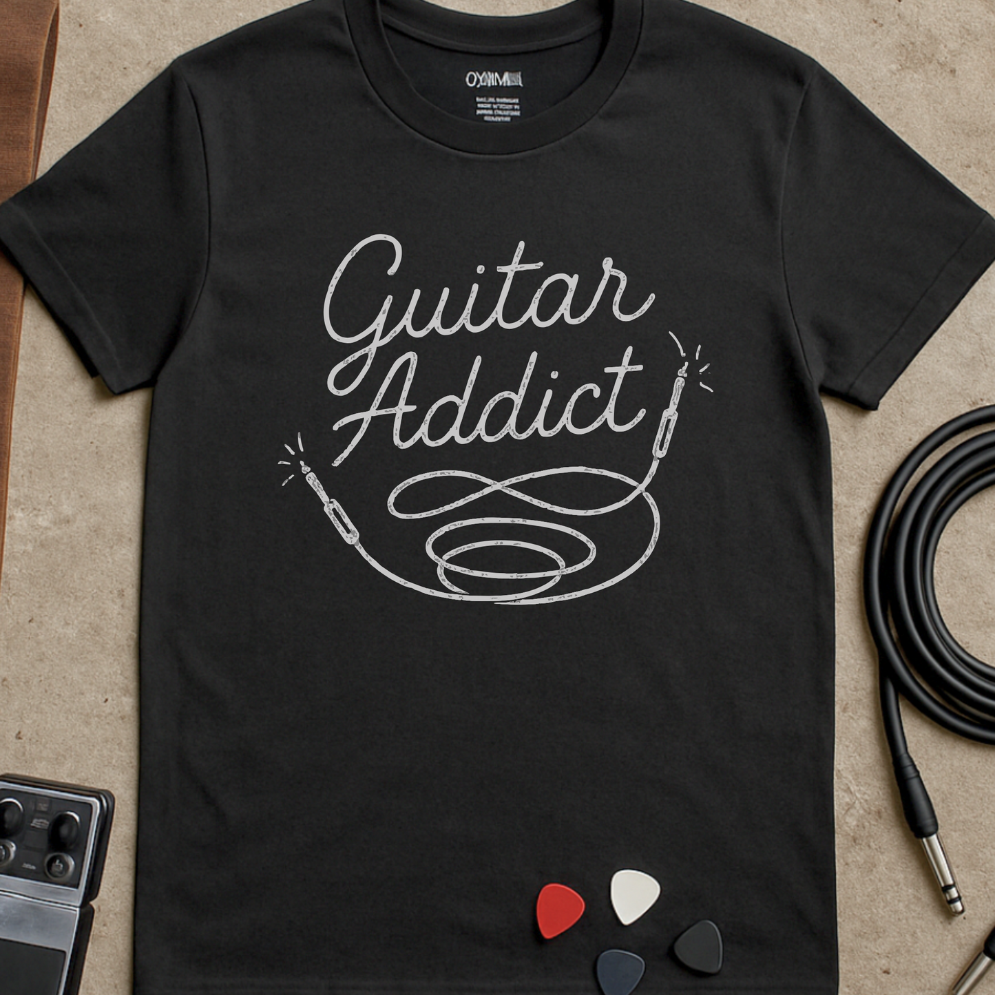 Guitar Addict Cable T-Shirt