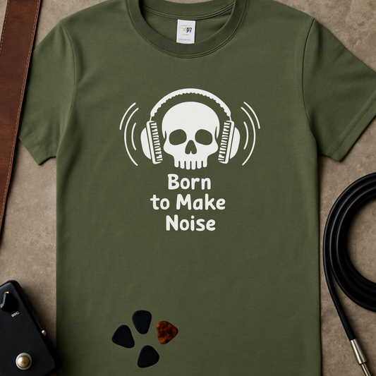 Born To Make Noise Skull T-Shirt