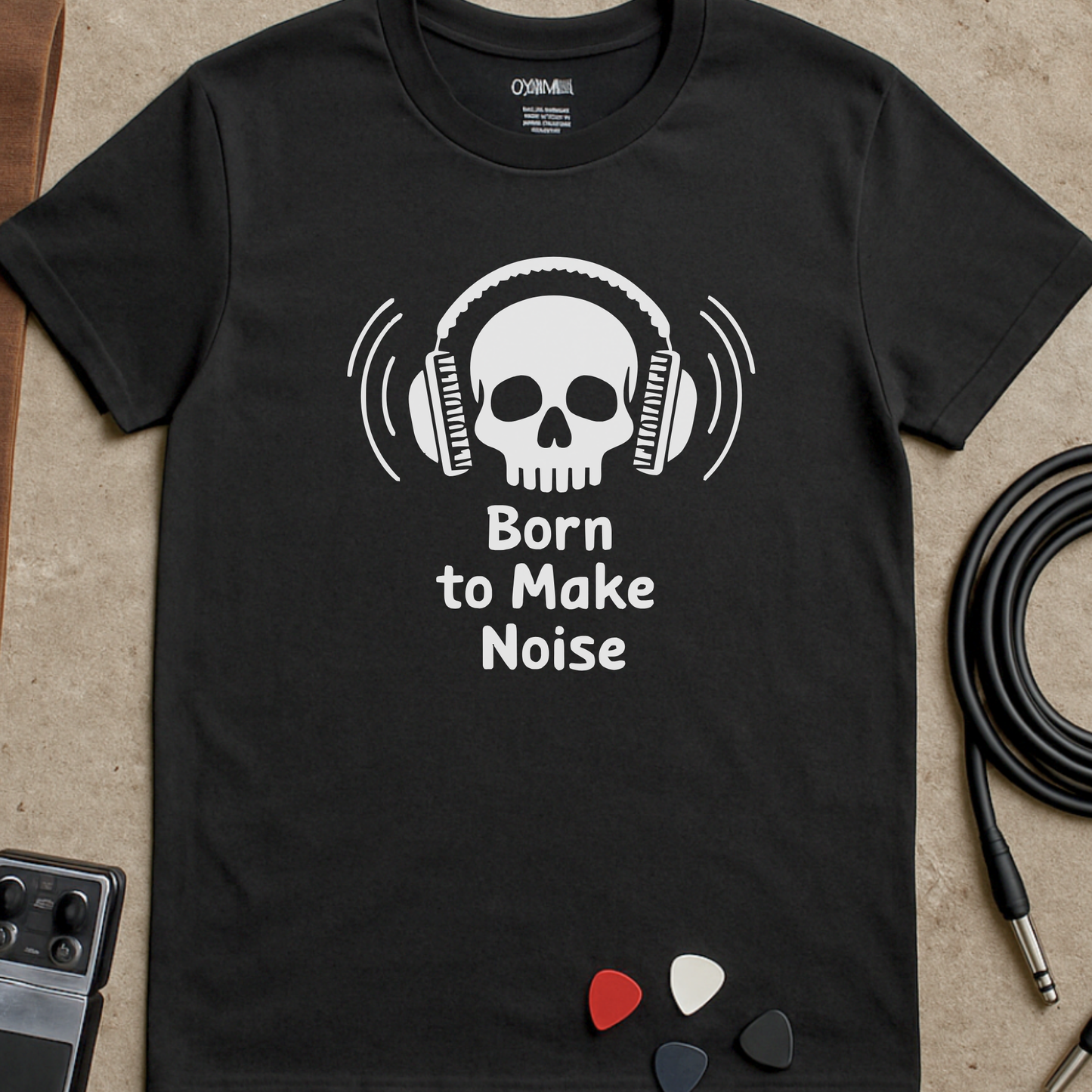 Born To Make Noise Skull T-Shirt