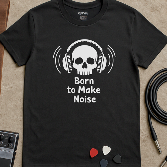 Born To Make Noise Skull T-Shirt
