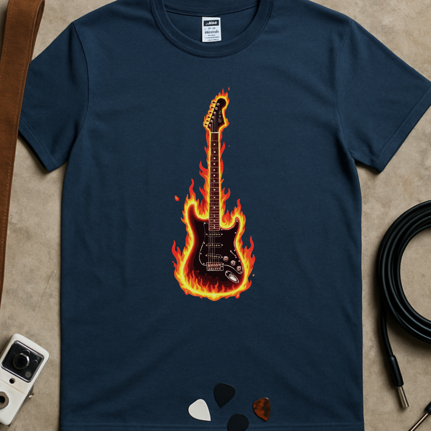 Fire Guitar T-Shirt