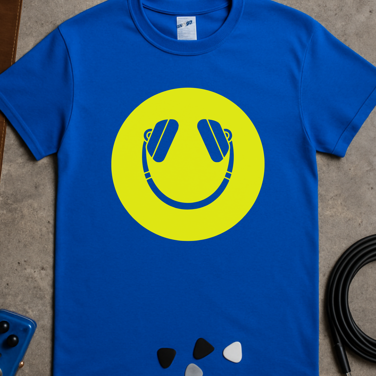 Headphones Smiley 3 T-Shirt