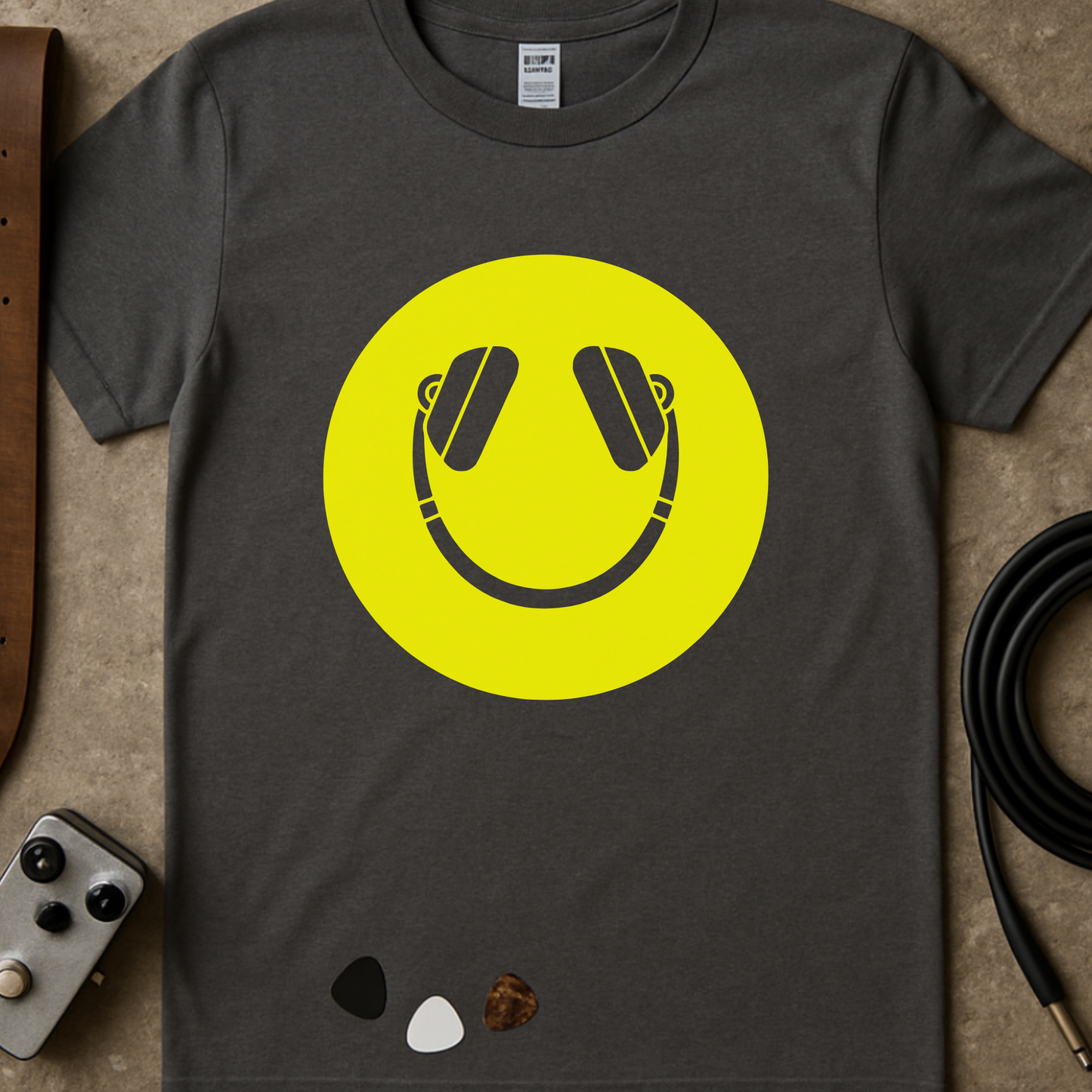 Headphones Smiley 3 T-Shirt