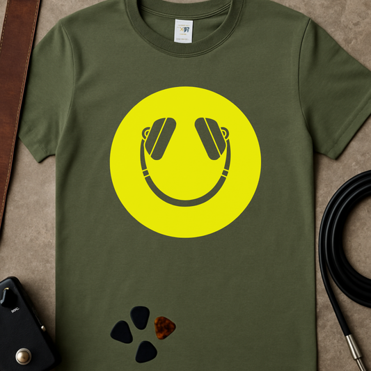 Headphones Smiley 3 T-Shirt