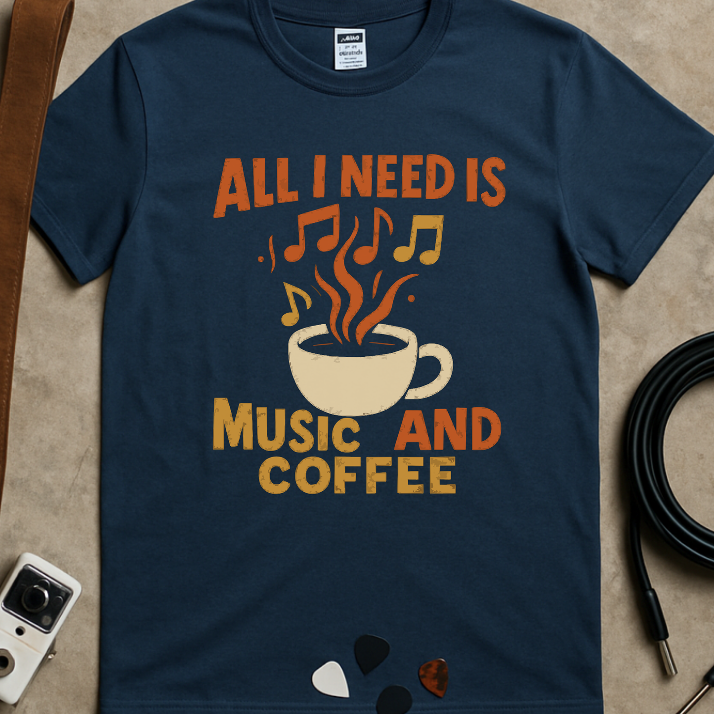 Music And Coffee Classic T-Shirt