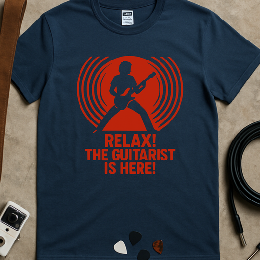 Relax! Guitarist Red T-Shirt