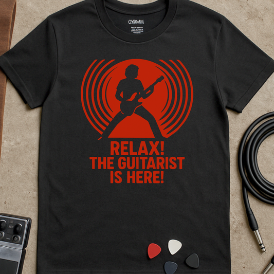 Relax! Guitarist Red T-Shirt