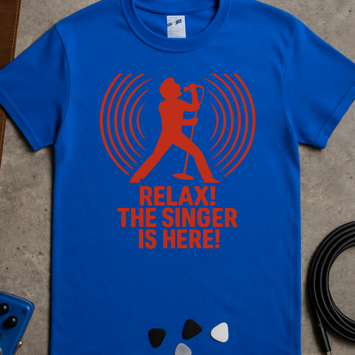Relax! Singer Red T-Shirt