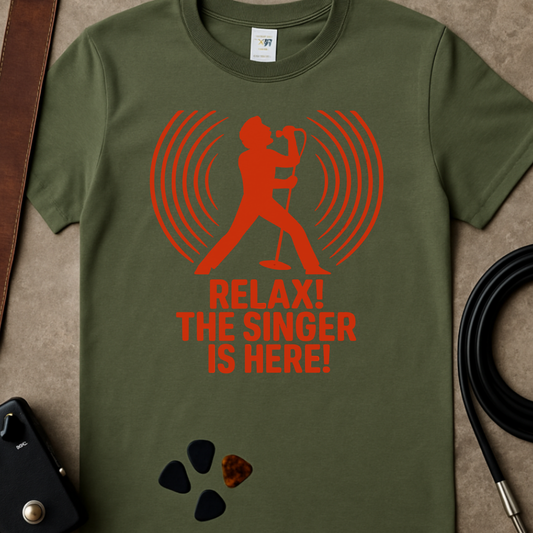 Relax! Singer Red T-Shirt