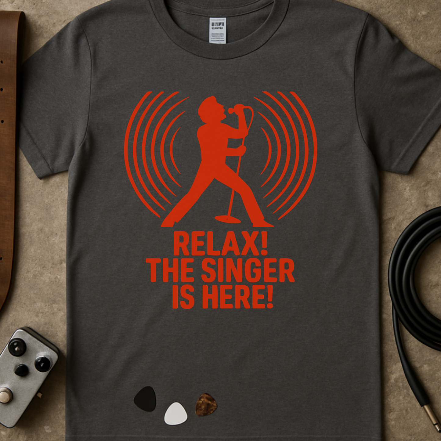 Relax! Singer Red T-Shirt