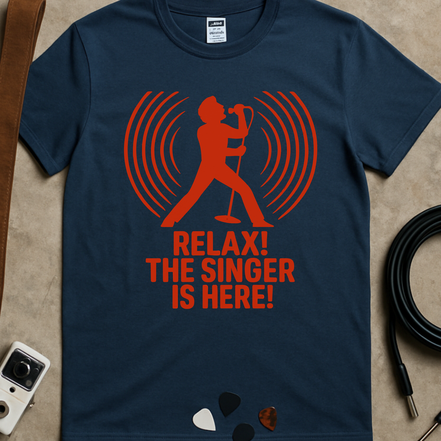 Relax! Singer Red T-Shirt
