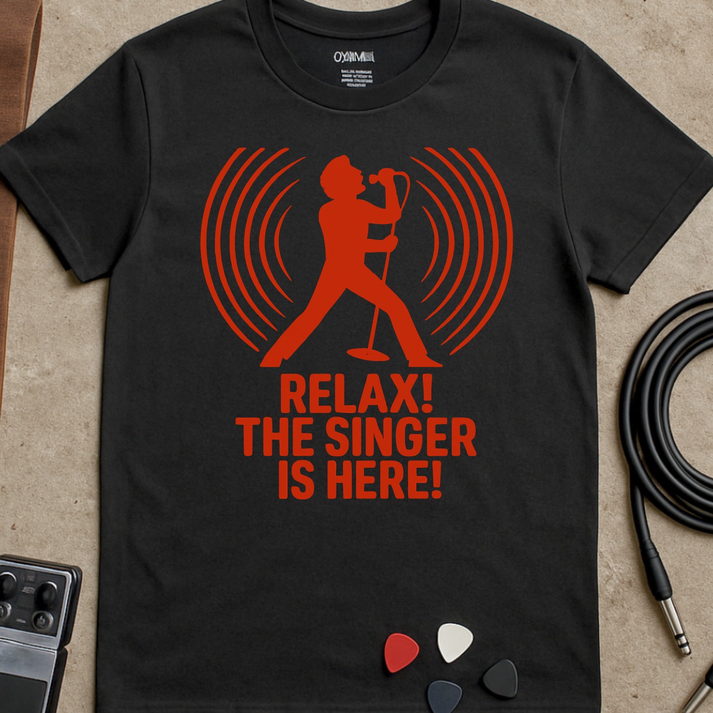 Relax! Singer Red T-Shirt