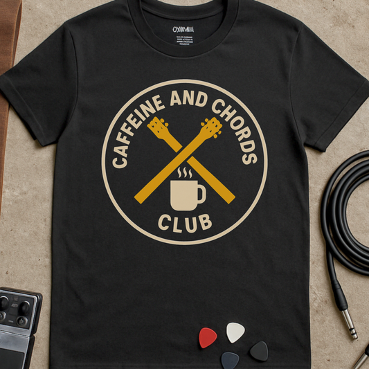 Caffeine And Chords Club T-Shirt