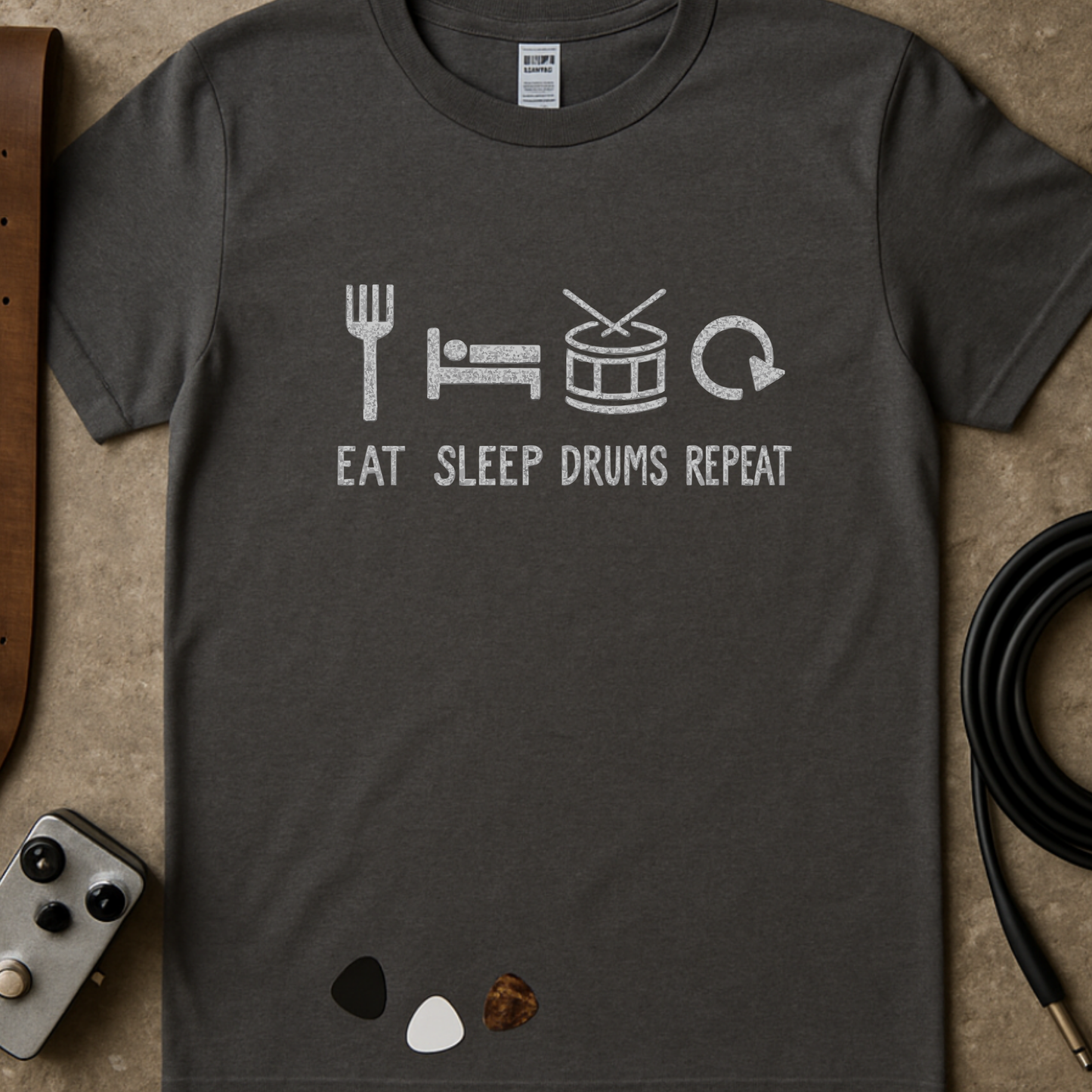 Eat Sleep Drums Repeat T-Shirt