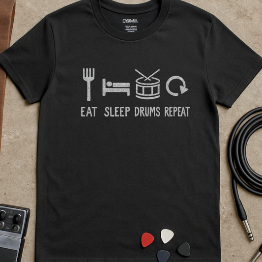 Eat Sleep Drums Repeat T-Shirt