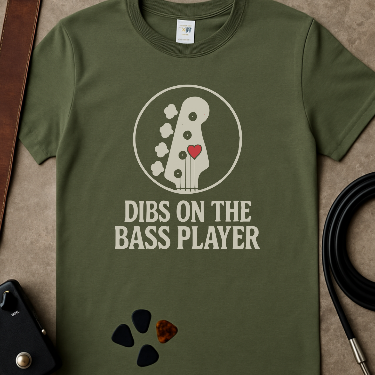 Dibs On The Bass Player T-Shirt