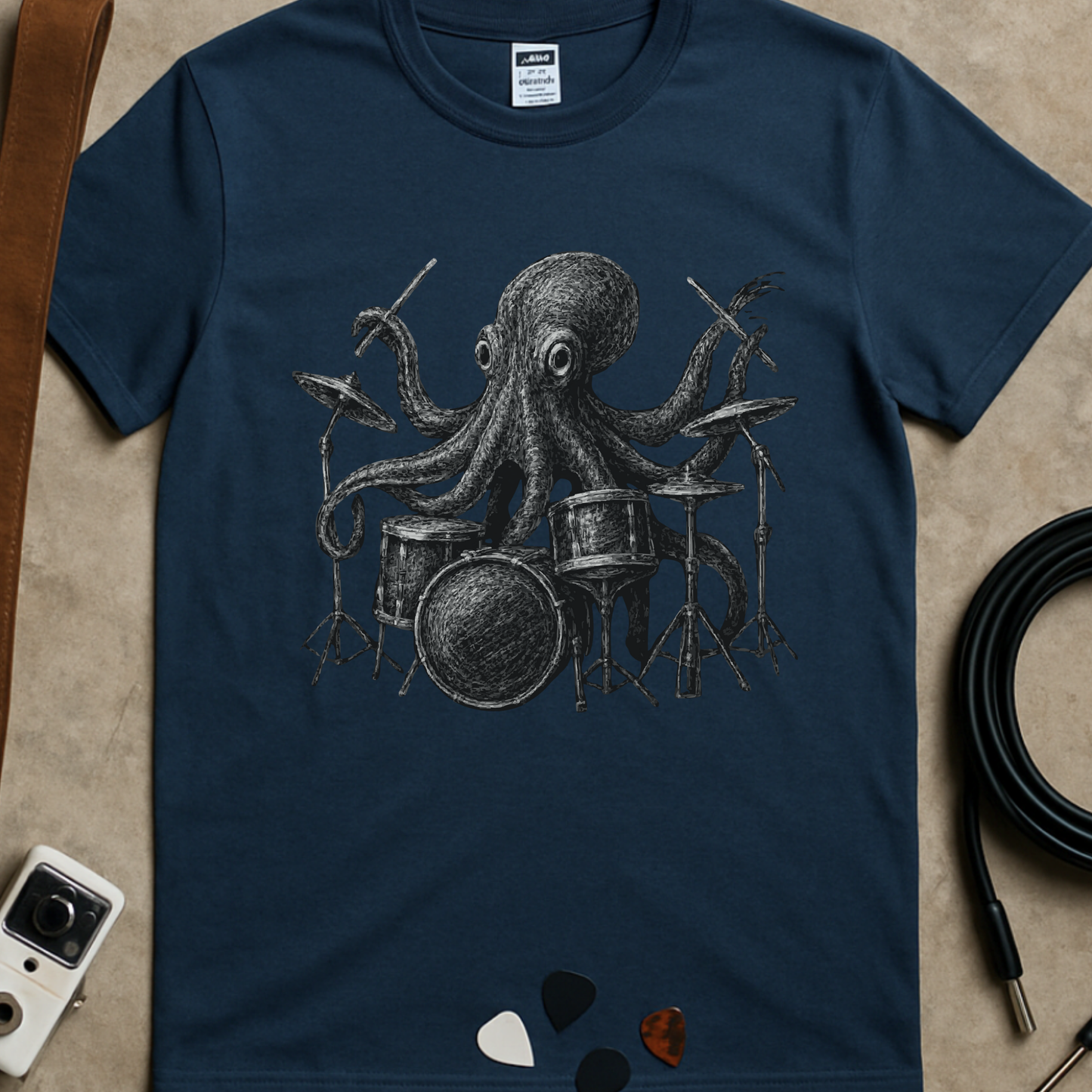 Octopus Drummer T-Shirt