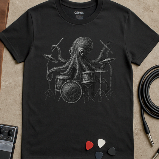 Octopus Drummer T-Shirt