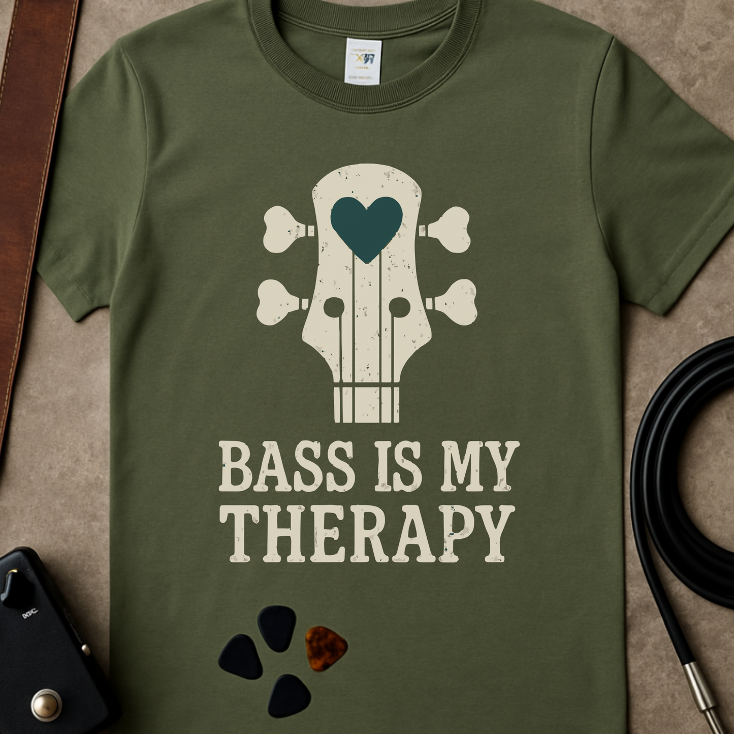 Bass Is My Therapy T-Shirt