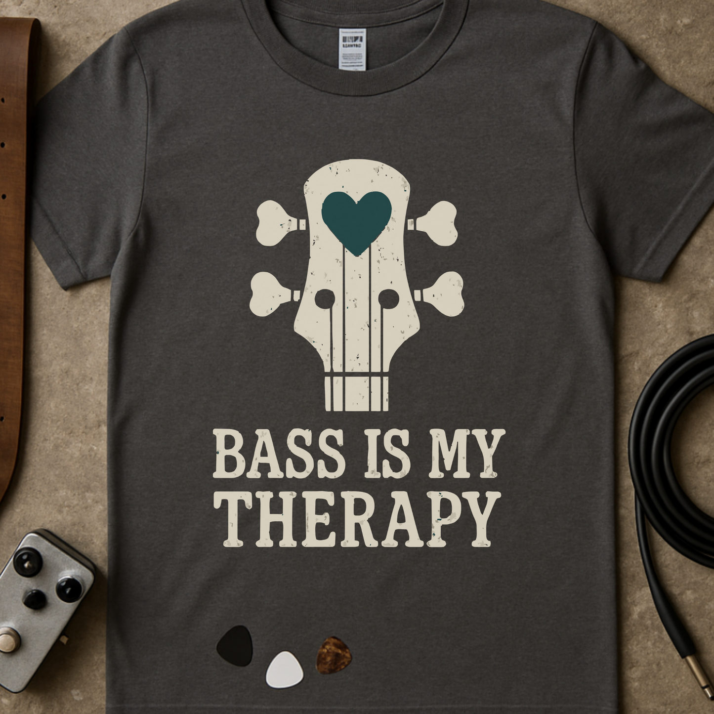 Bass Is My Therapy T-Shirt