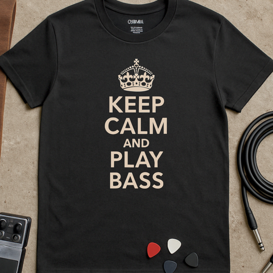 Keep Calm And Play Bass T-Shirt