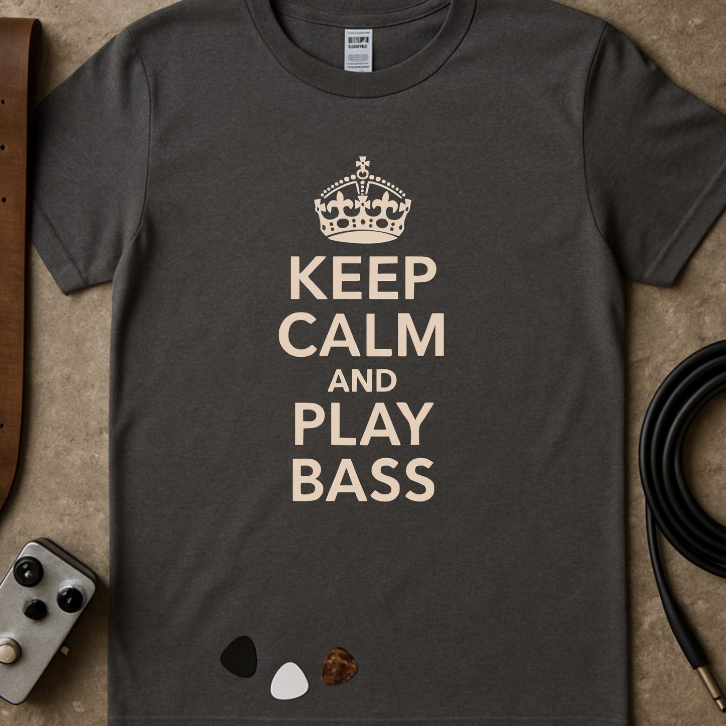 Keep Calm And Play Bass T-Shirt
