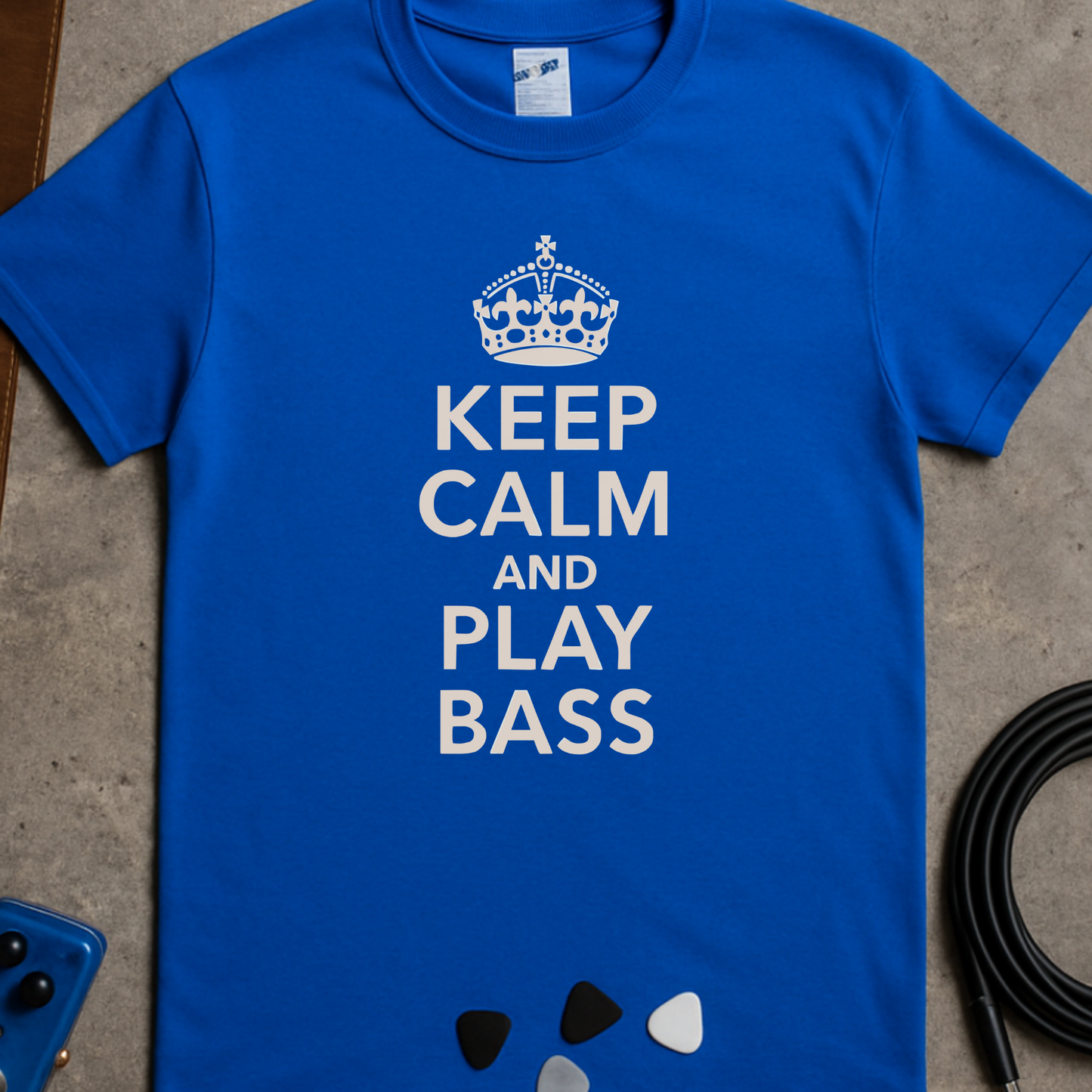 Keep Calm And Play Bass T-Shirt