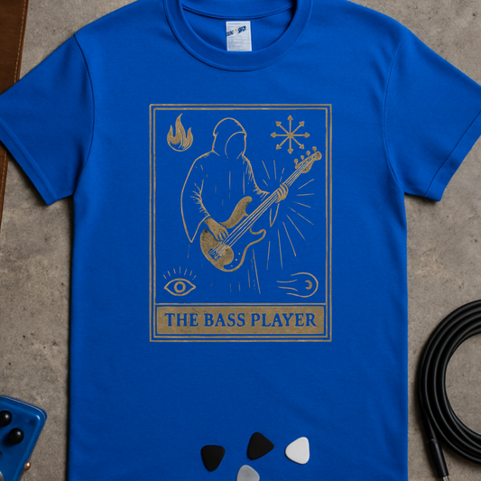 Bass Player Tarot T-Shirt