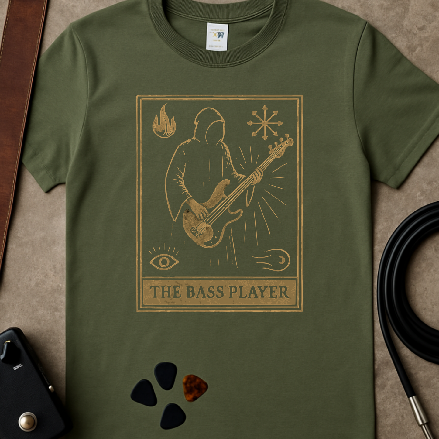 Bass Player Tarot T-Shirt