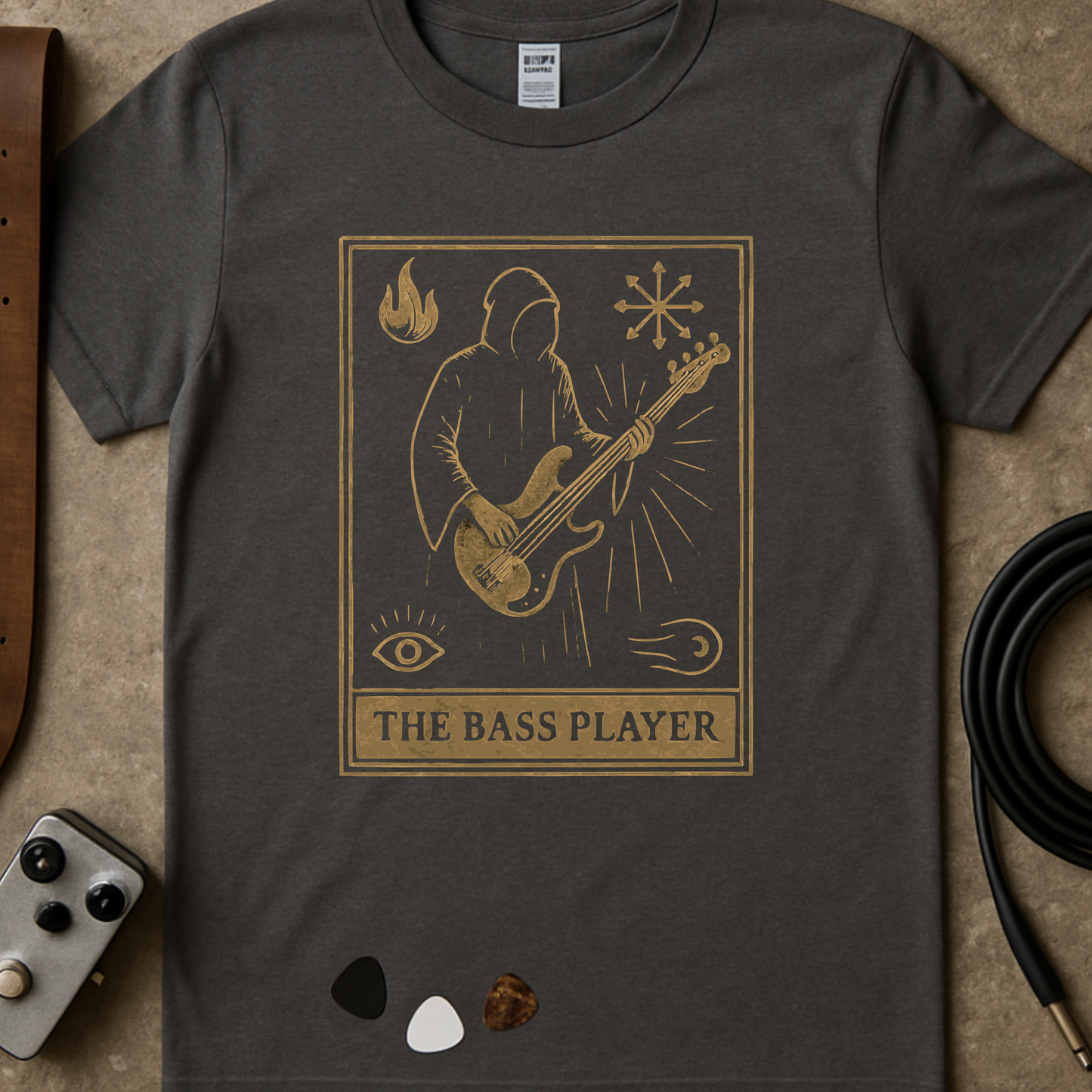 Bass Player Tarot T-Shirt