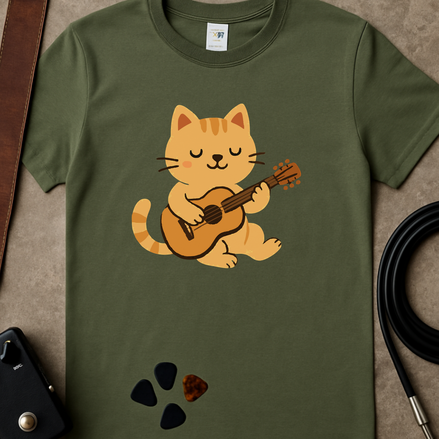 Guitar Cat T-Shirt