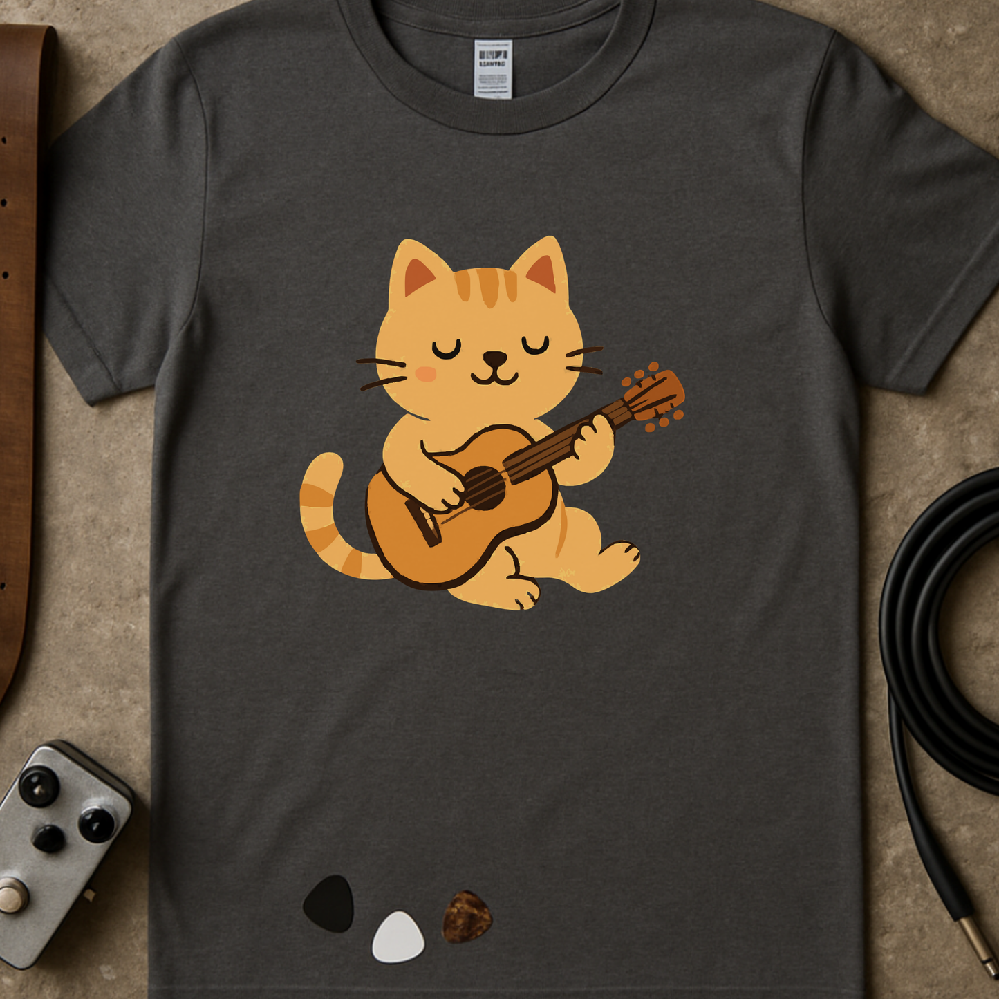Guitar Cat T-Shirt