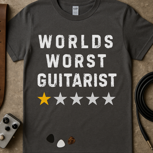 Worlds Worst Guitarist T-Shirt