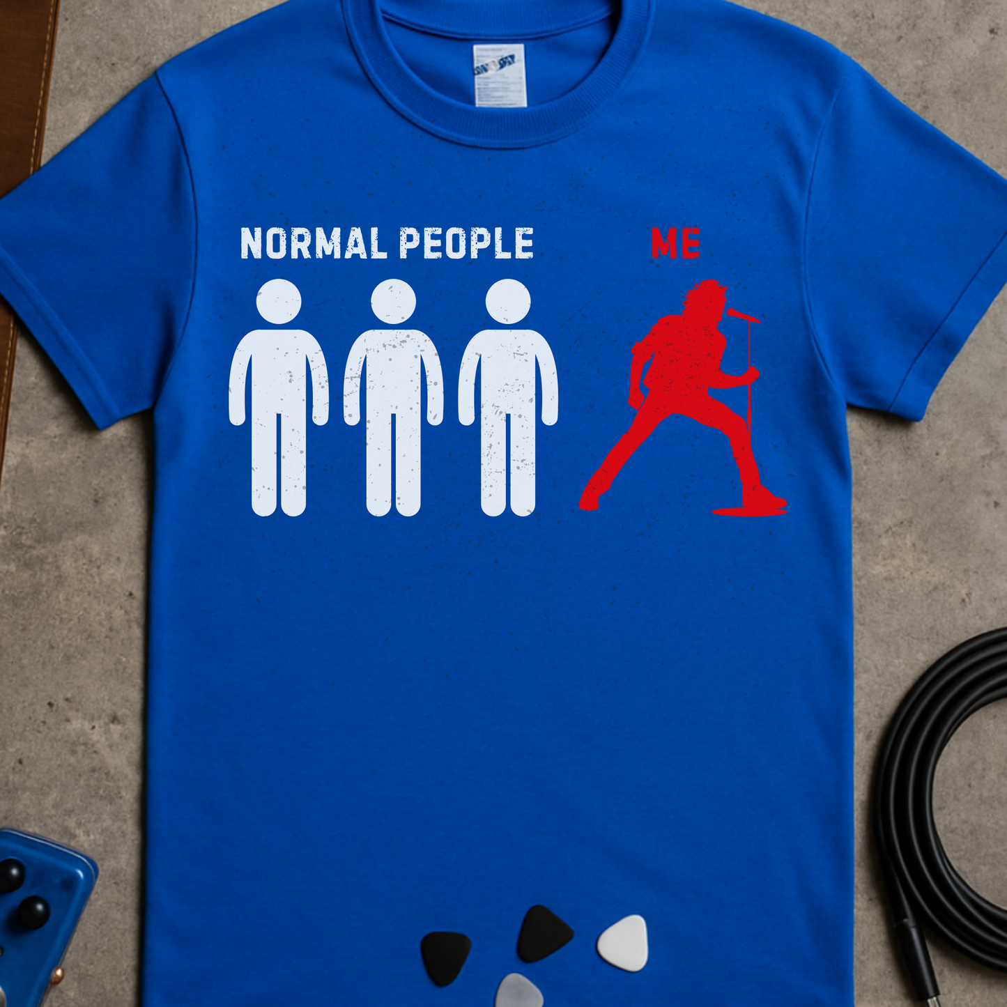 Normal People/Me Singer T-Shirt