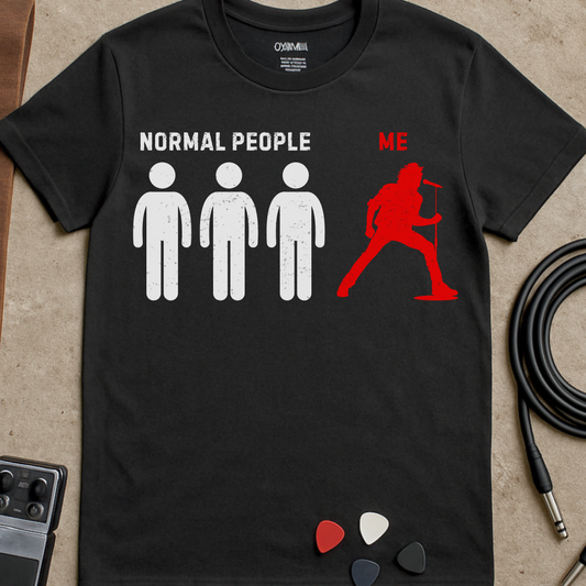 Normal People/Me Singer T-Shirt