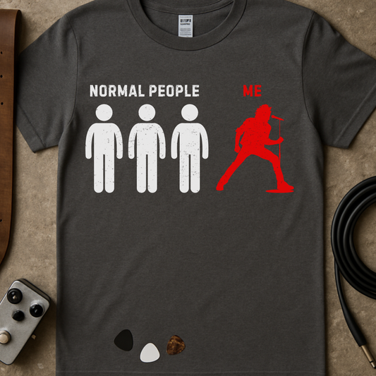 Normal People/Me Singer T-Shirt