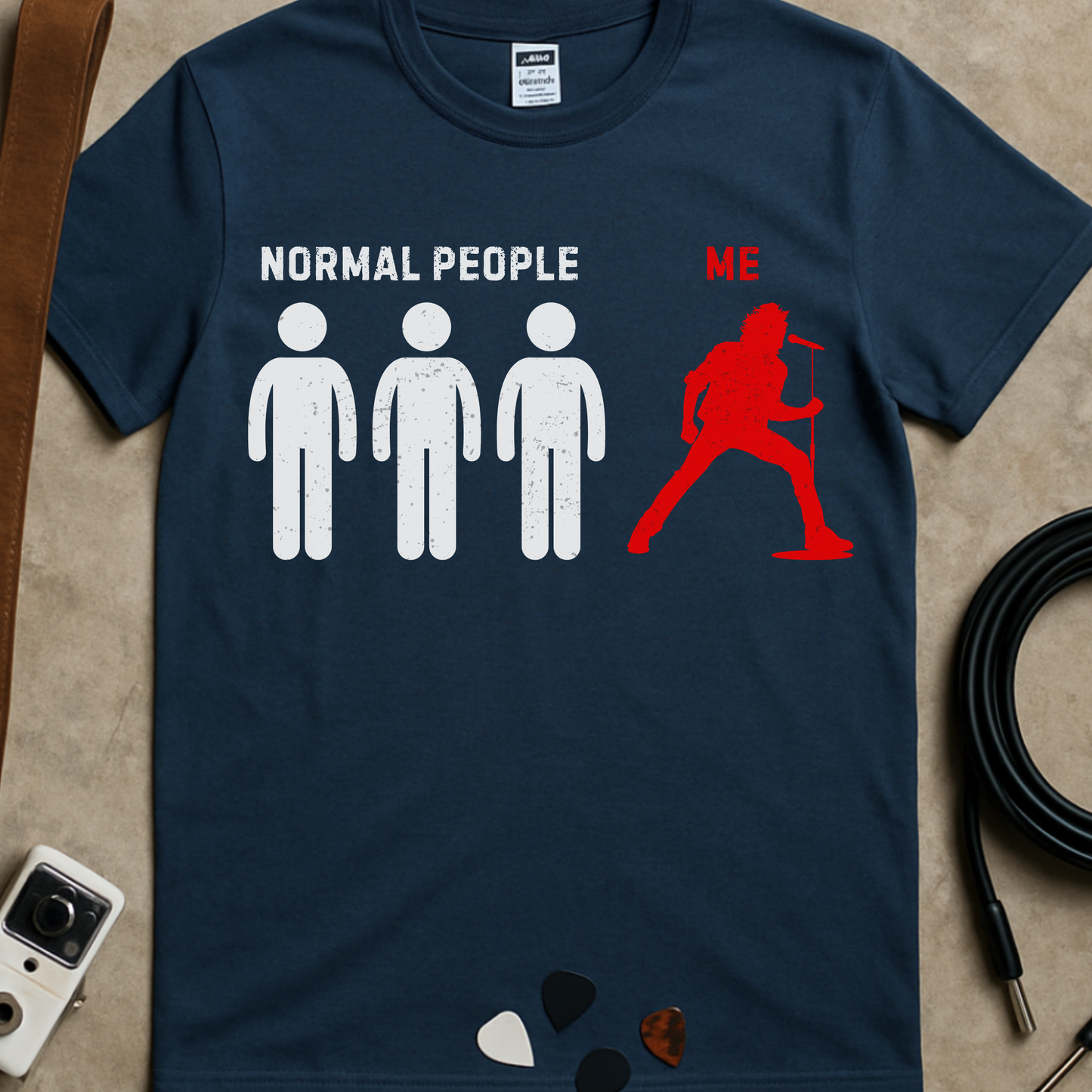 Normal People/Me Singer T-Shirt