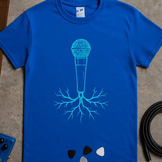 Lightning Microphone T-Shirt